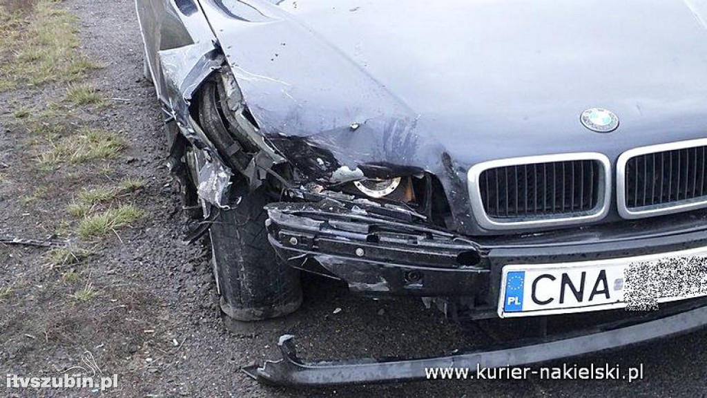 Wypadek na skrzyżowaniu ul. Mroteckiej z DK10