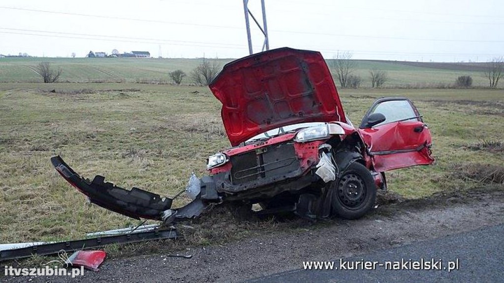 Wypadek na skrzyżowaniu ul. Mroteckiej z DK10