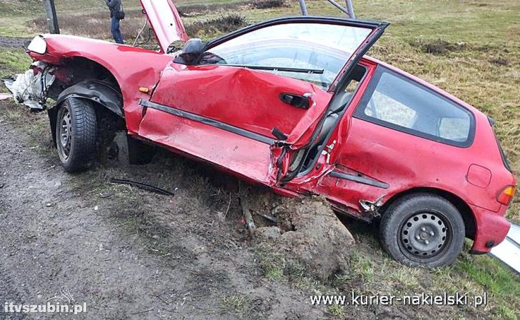 Wypadek na skrzyżowaniu ul. Mroteckiej z DK10