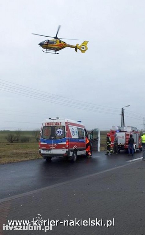 Wypadek na skrzyżowaniu ul. Mroteckiej z DK10