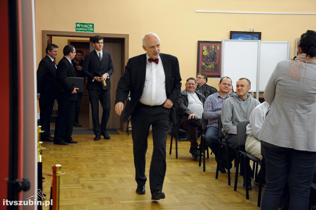 Janusz Korwin-Mikke w Szubinie