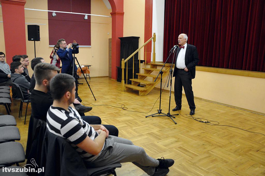 Janusz Korwin-Mikke w Szubinie
