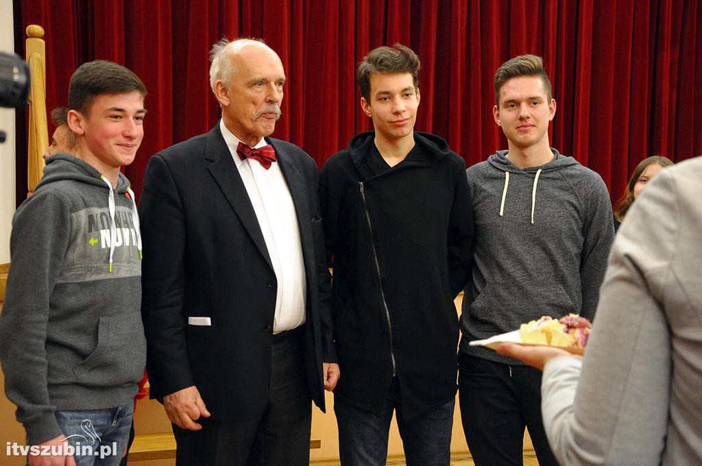 Janusz Korwin-Mikke w Szubinie