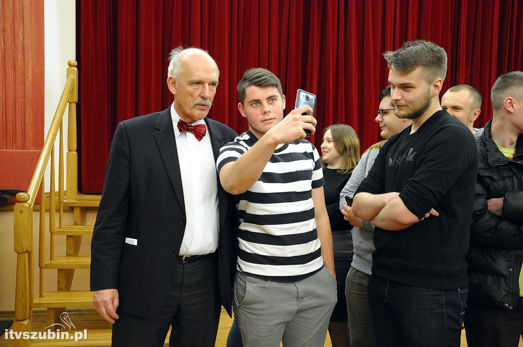 Janusz Korwin-Mikke w Szubinie