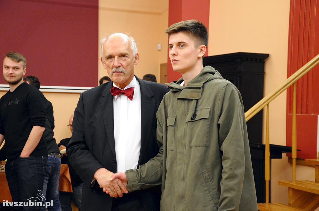 Janusz Korwin-Mikke w Szubinie