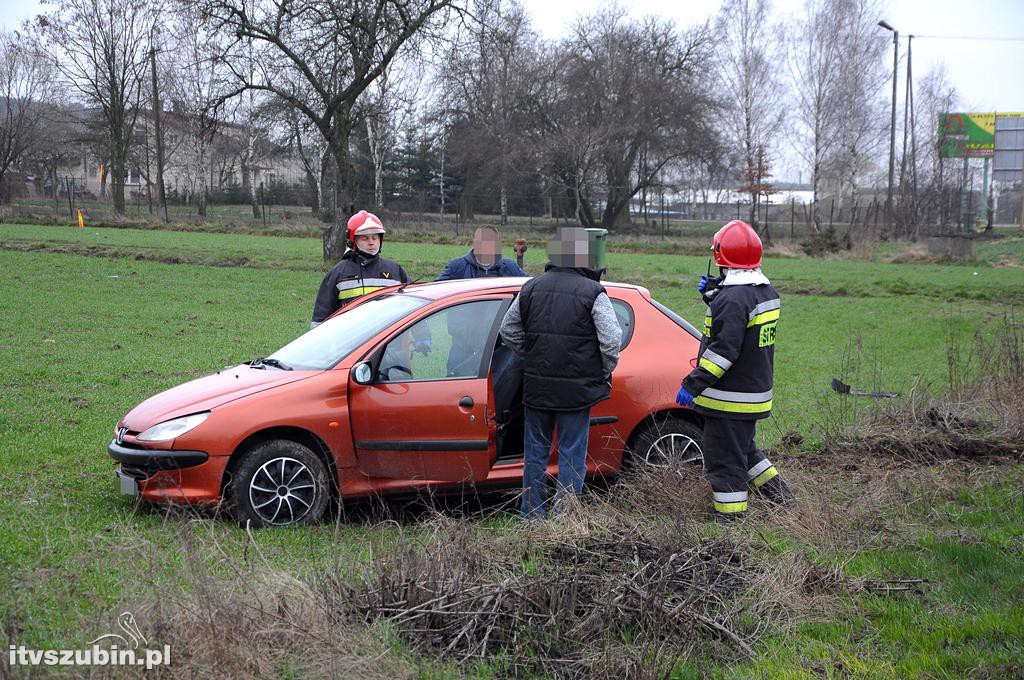 Kolizja dwóch osobówek w Łachowie DK5