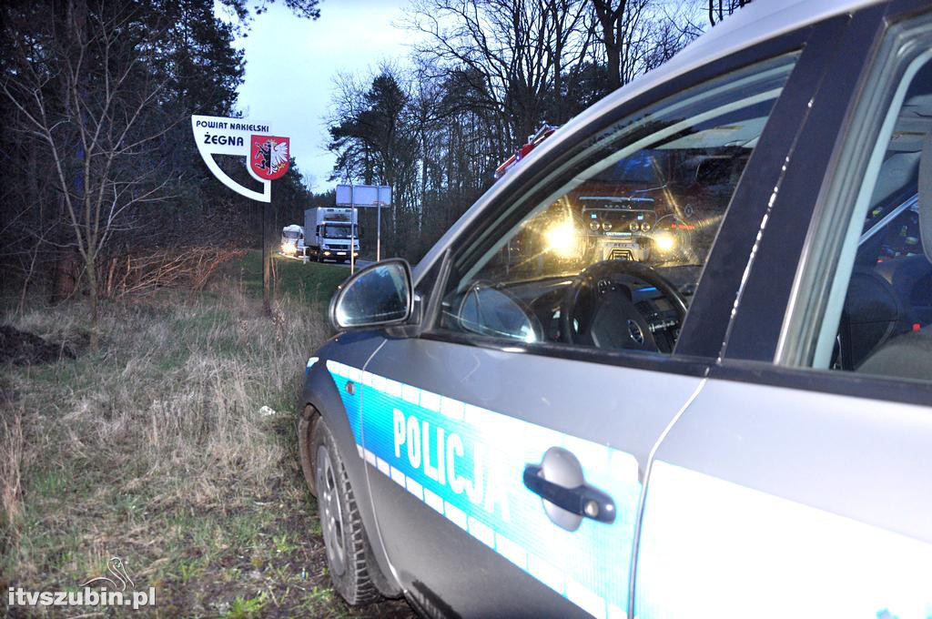 Poranny wypadek w Drogosławiu