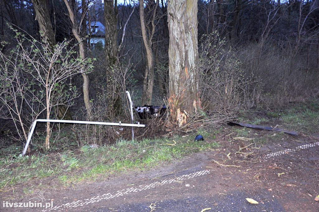 Poranny wypadek w Drogosławiu