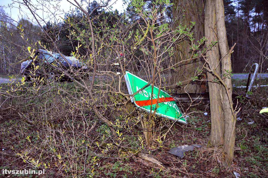 Poranny wypadek w Drogosławiu