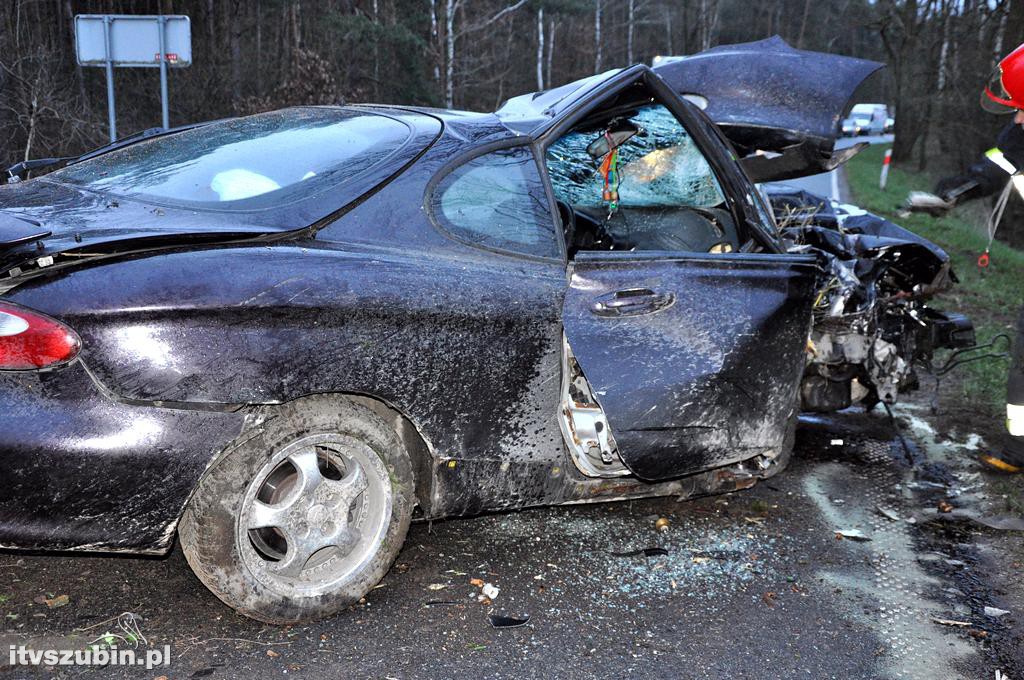 Poranny wypadek w Drogosławiu