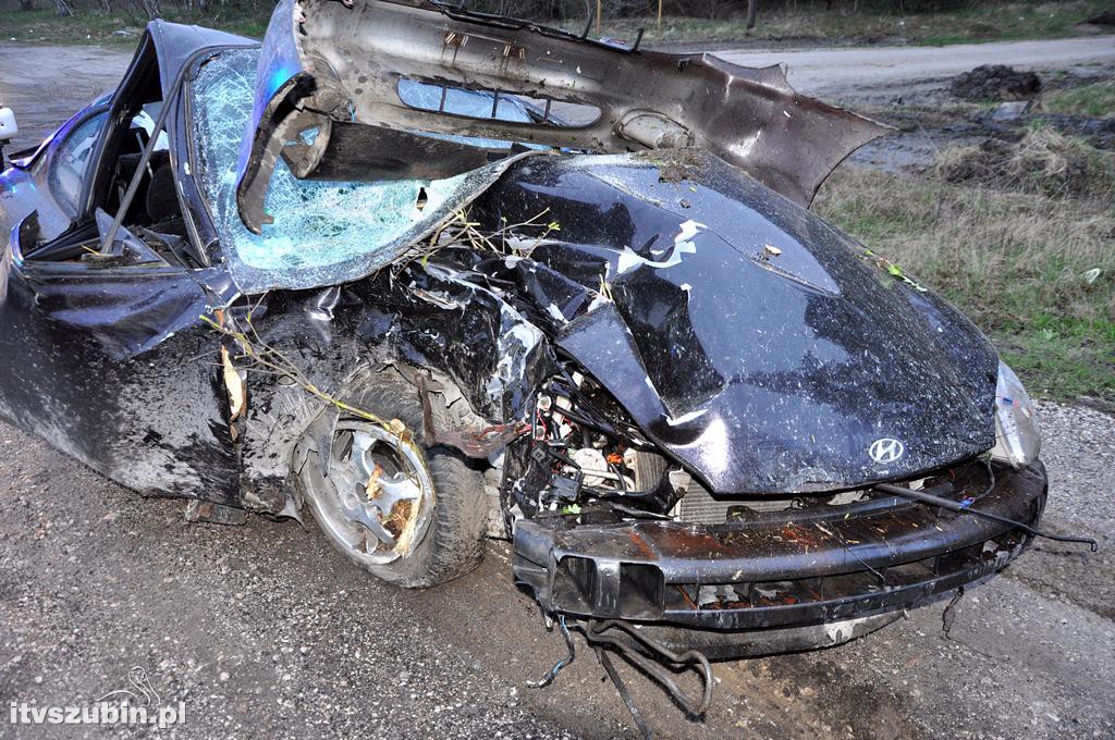 Poranny wypadek w Drogosławiu