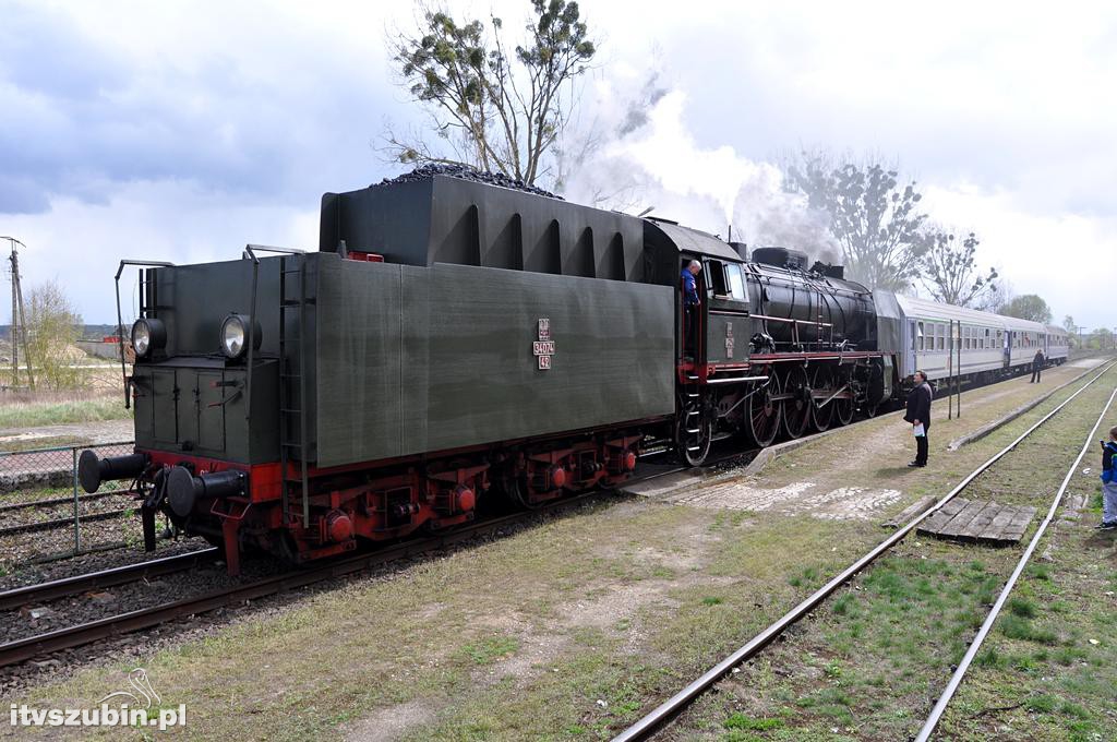 Pociąg Pelikan przyjechał do Szubinie