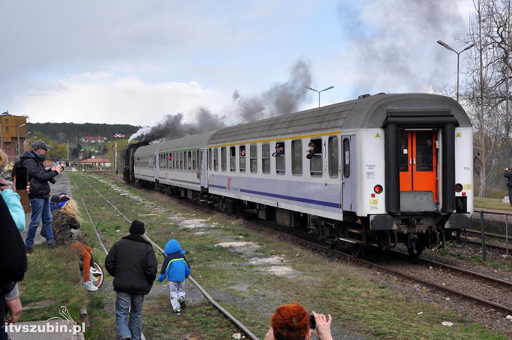 Pociąg Pelikan przyjechał do Szubinie