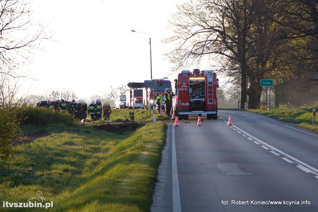 Groźny wypadek w Turzynie