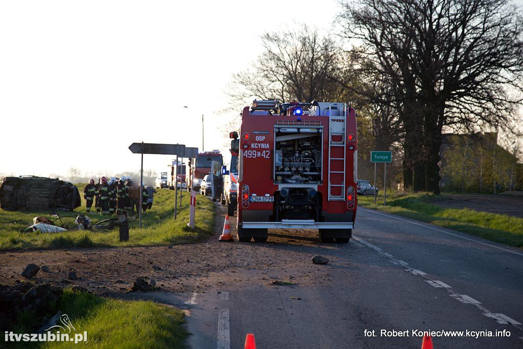 Groźny wypadek w Turzynie