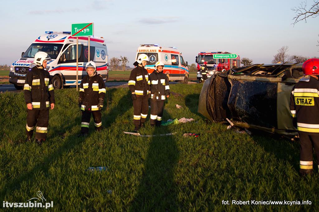 Groźny wypadek w Turzynie