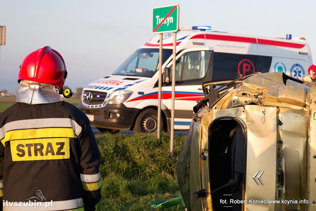 Groźny wypadek w Turzynie