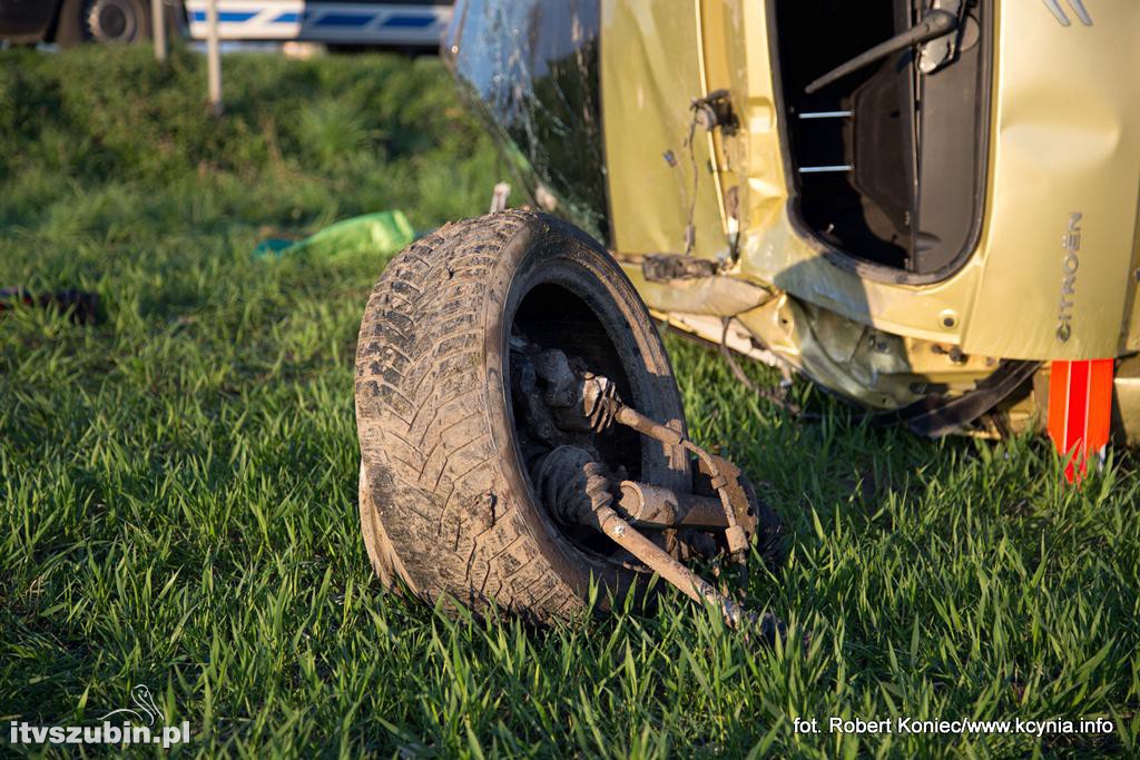 Groźny wypadek w Turzynie