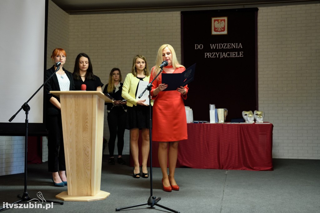 Pożegnanie absolwentów w LO Szubin