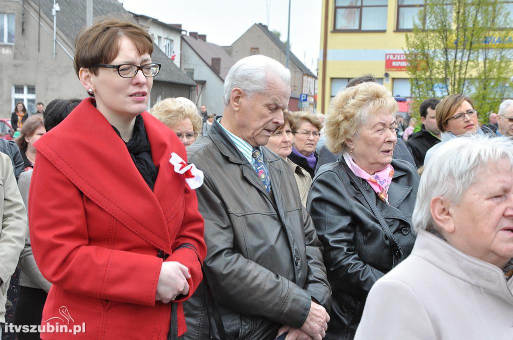 Uroczysta Msza św. za Ojczyznę na szubińskim Rynku