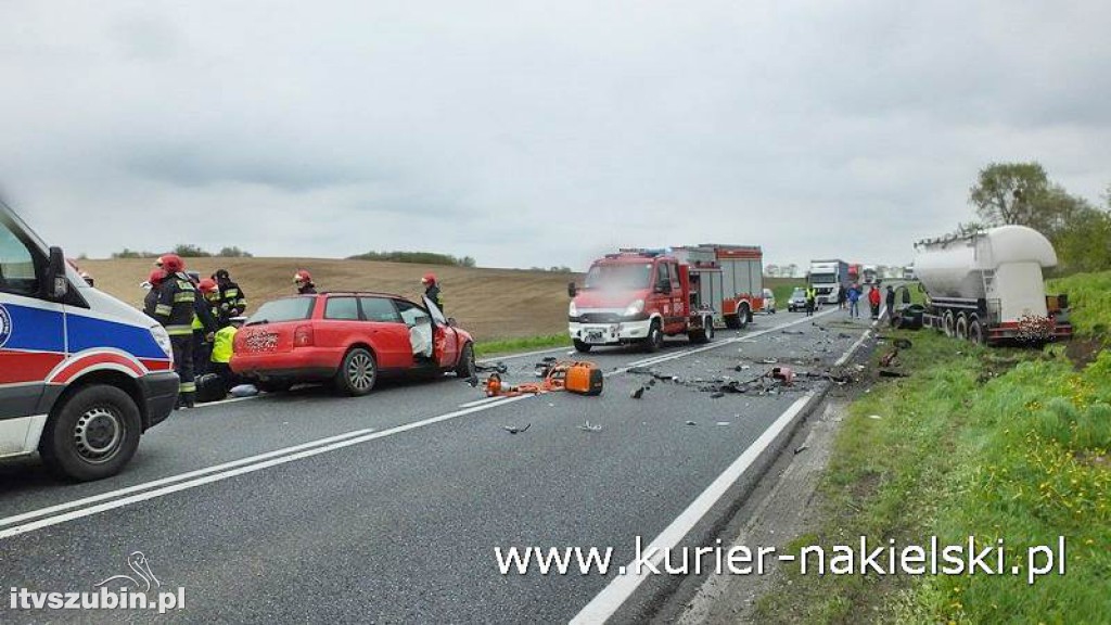 Śmiertelny wypadek pomiędzy Sadkami, a Mrozowem