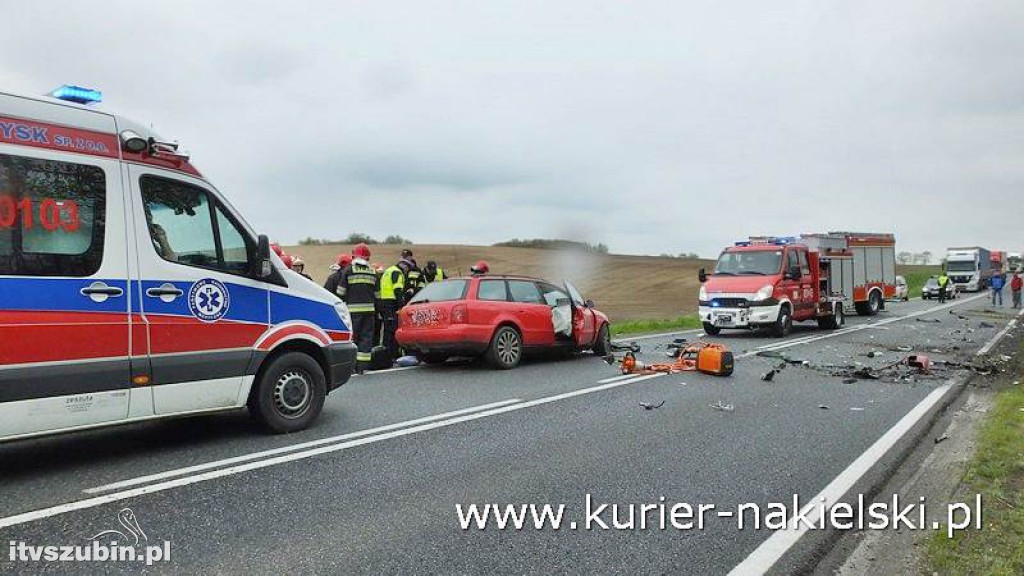 Śmiertelny wypadek pomiędzy Sadkami, a Mrozowem