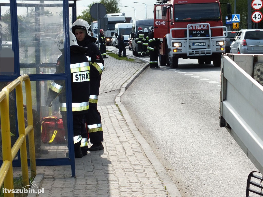 Kolizja dwóch dostawczaków w Zamościu