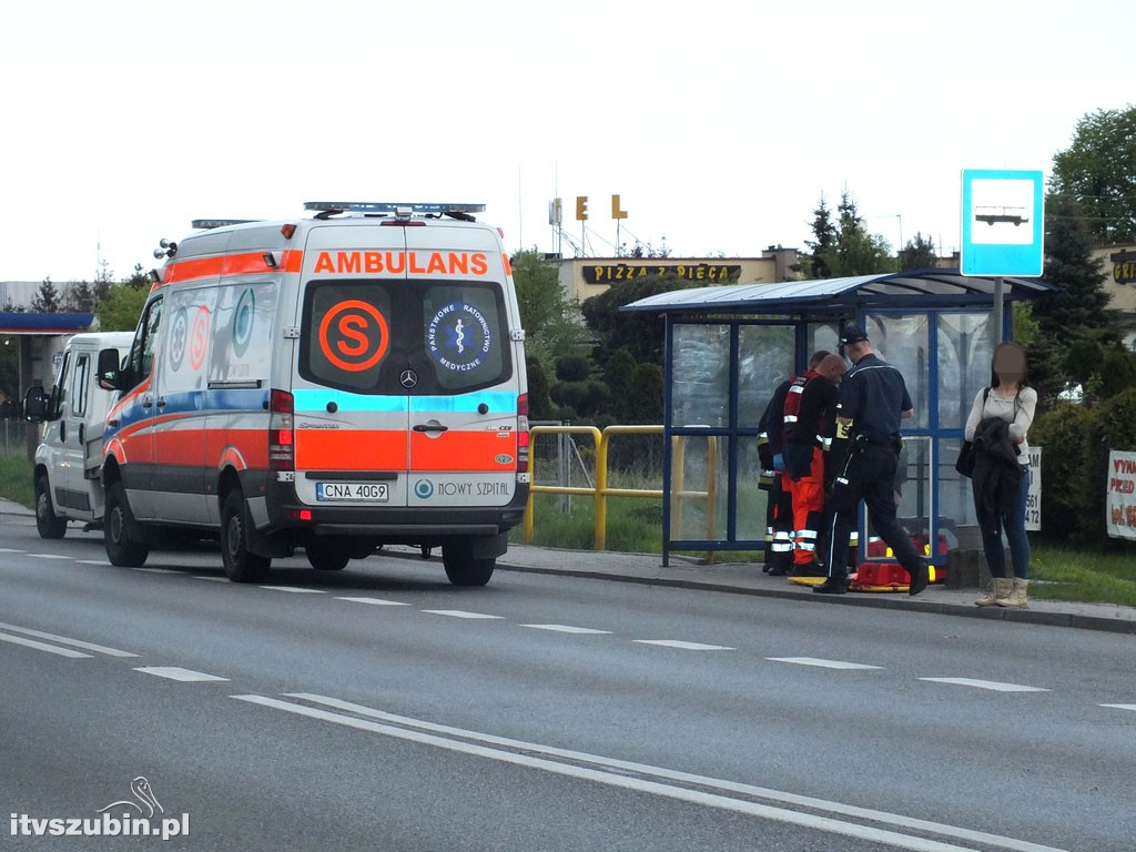 Kolizja dwóch dostawczaków w Zamościu