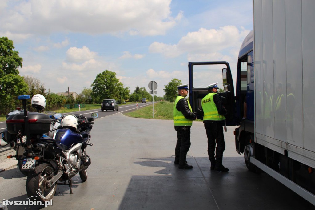 Motocyklowy patrol na drogach powiatu nakielskiego