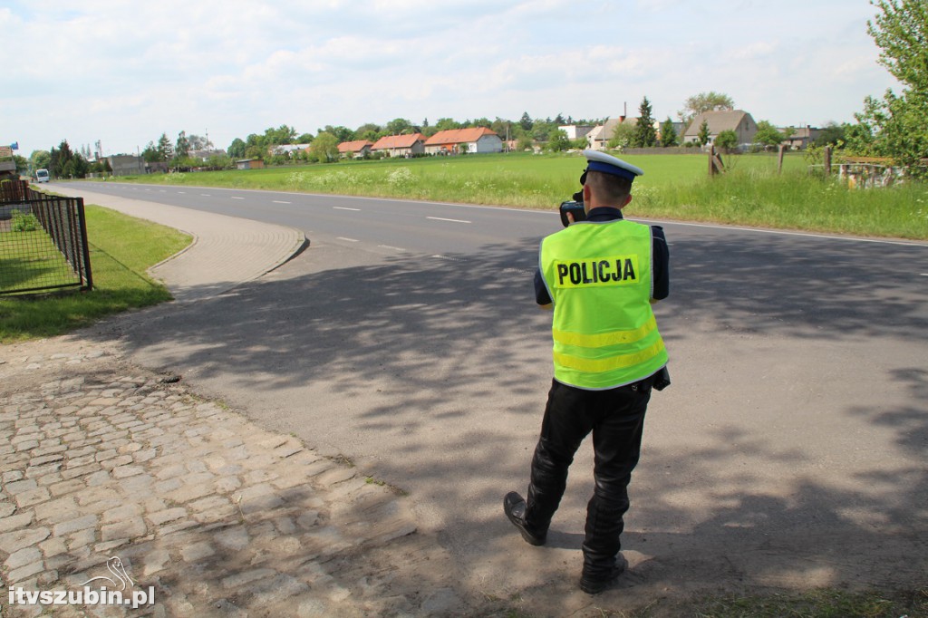 Motocyklowy patrol na drogach powiatu nakielskiego