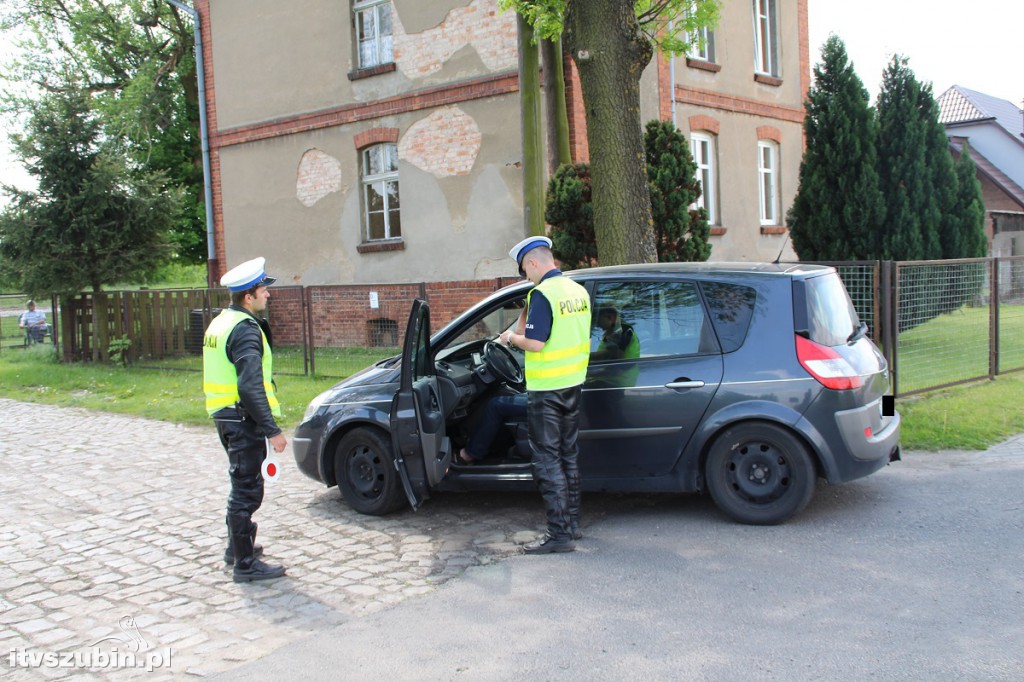 Motocyklowy patrol na drogach powiatu nakielskiego