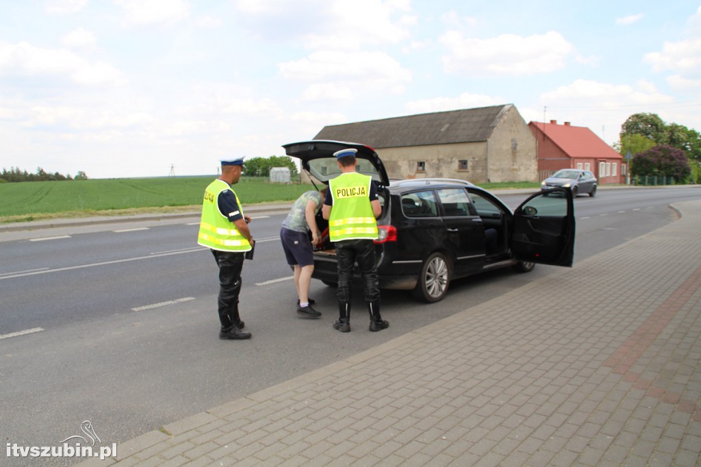 Motocyklowy patrol na drogach powiatu nakielskiego
