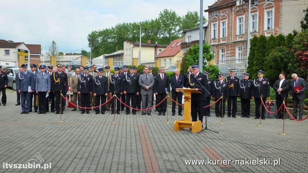 Apel z okazji Dnia Strażaka w KP PSP w Nakle nad Notecią