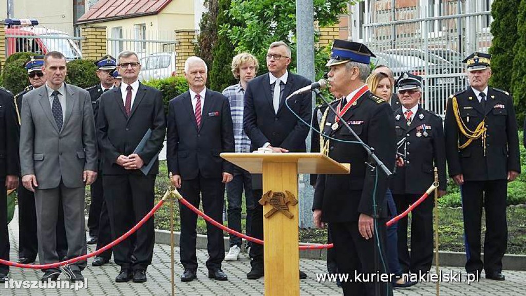 Apel z okazji Dnia Strażaka w KP PSP w Nakle nad Notecią