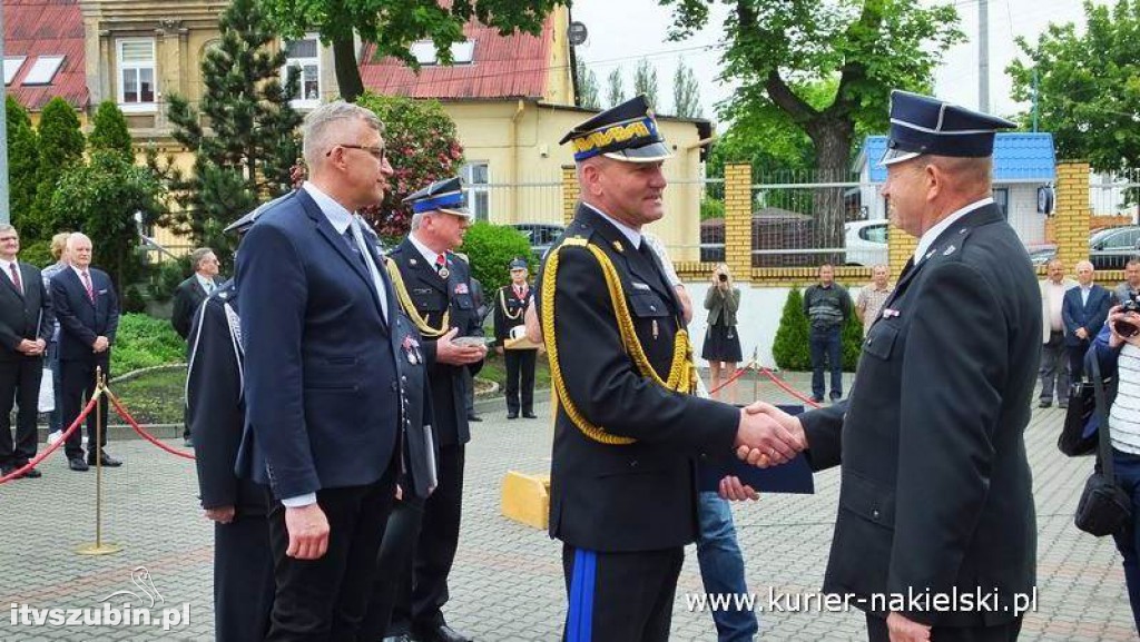 Apel z okazji Dnia Strażaka w KP PSP w Nakle nad Notecią