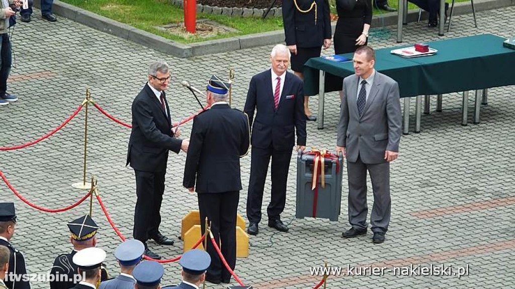 Apel z okazji Dnia Strażaka w KP PSP w Nakle nad Notecią