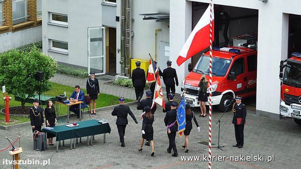 Apel z okazji Dnia Strażaka w KP PSP w Nakle nad Notecią