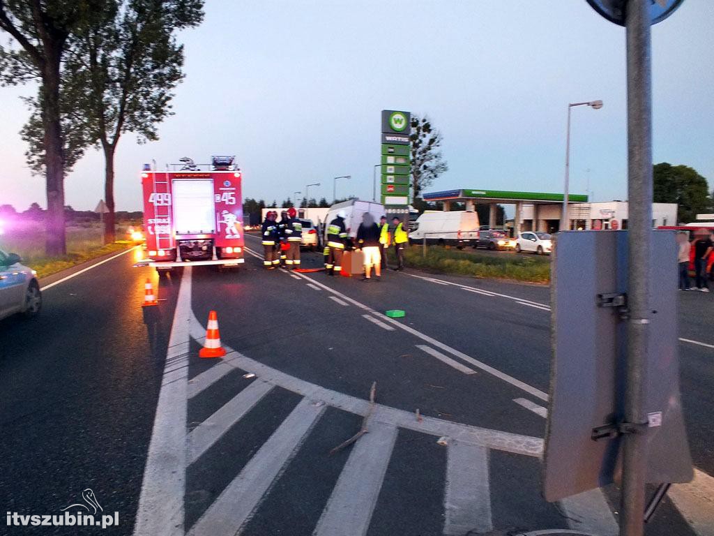 Wypadek w Zamościu