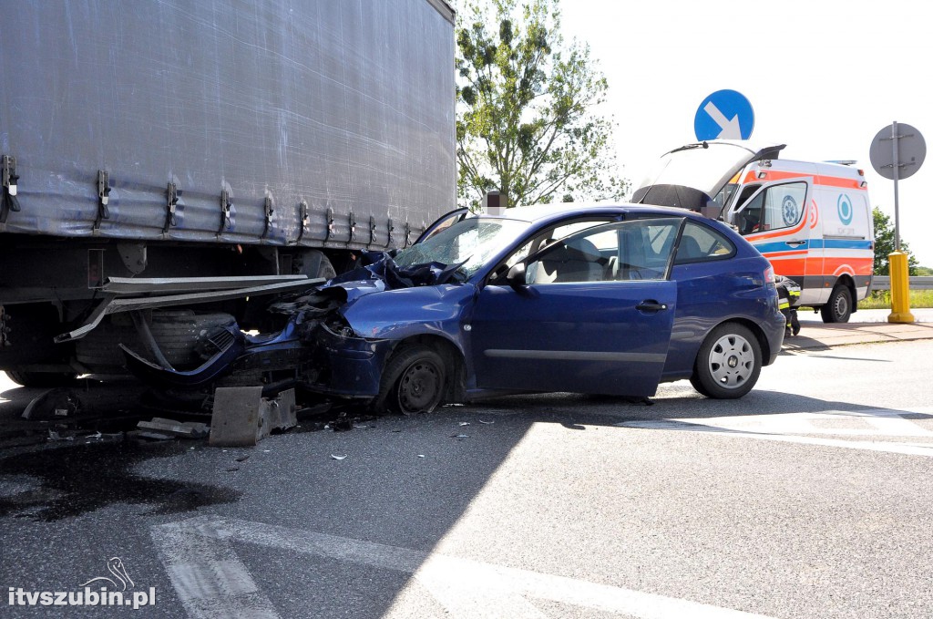 Dwa zdarzenia drogowe w Gminie Szubin na DK5