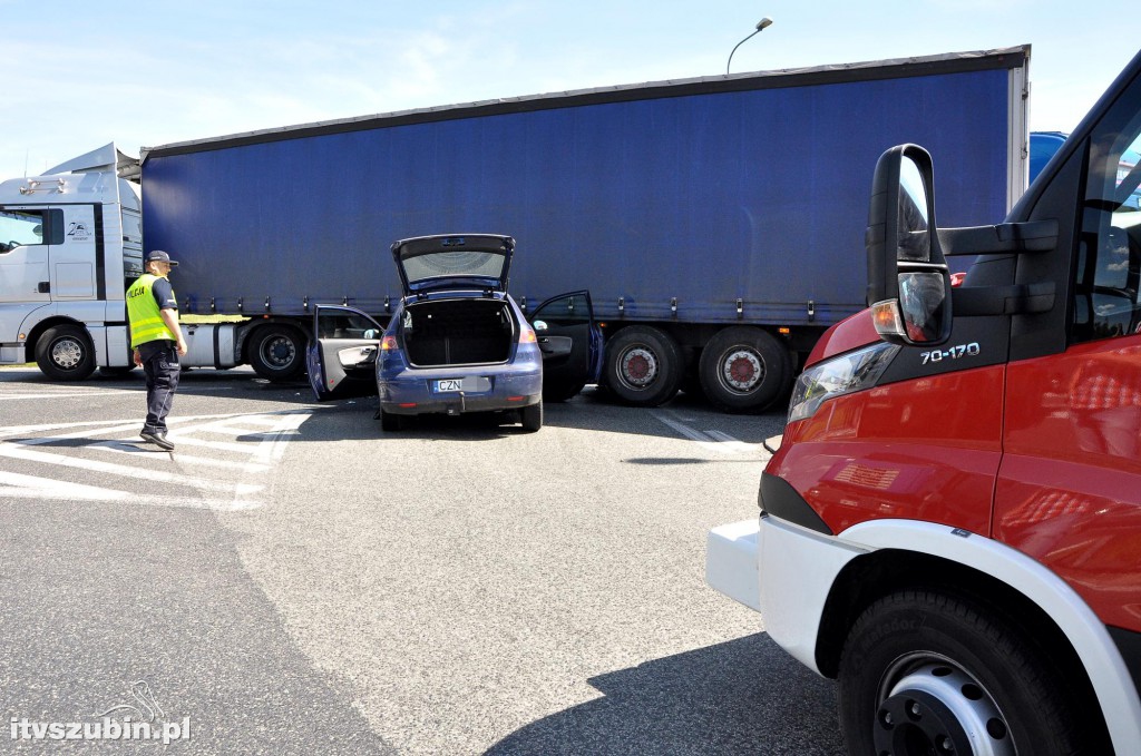Dwa zdarzenia drogowe w Gminie Szubin na DK5
