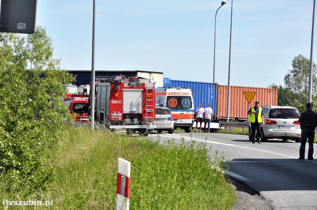 Dwa zdarzenia drogowe w Gminie Szubin na DK5