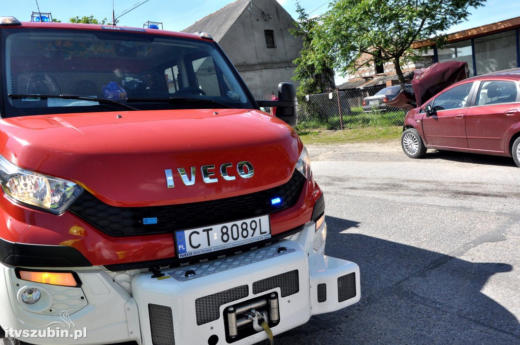 Dwa zdarzenia drogowe w Gminie Szubin na DK5