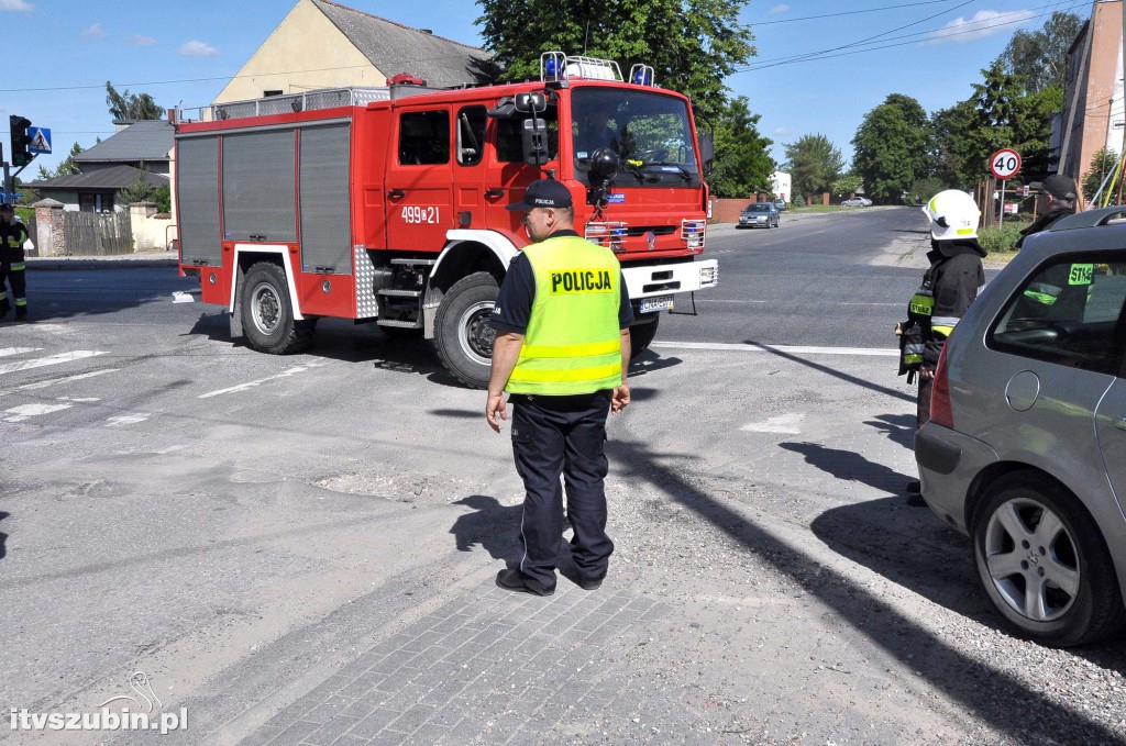 Dwa zdarzenia drogowe w Gminie Szubin na DK5