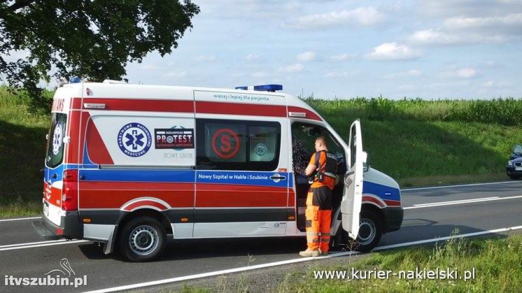 Wypadek na krajowej 10 pod Trzeciewnicą