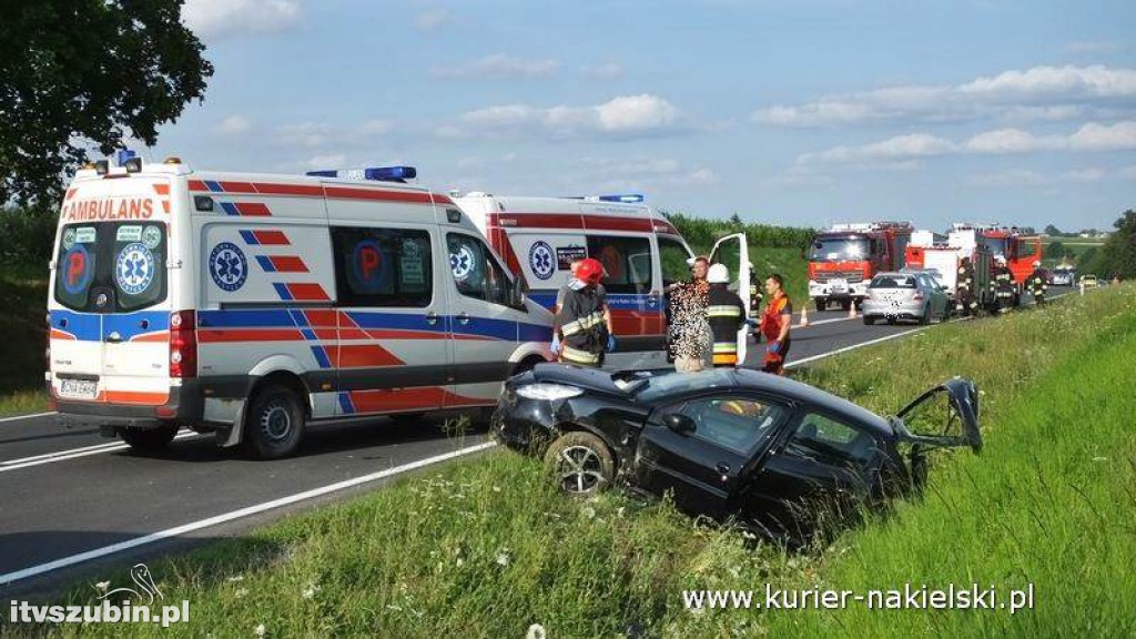 Wypadek na krajowej 10 pod Trzeciewnicą