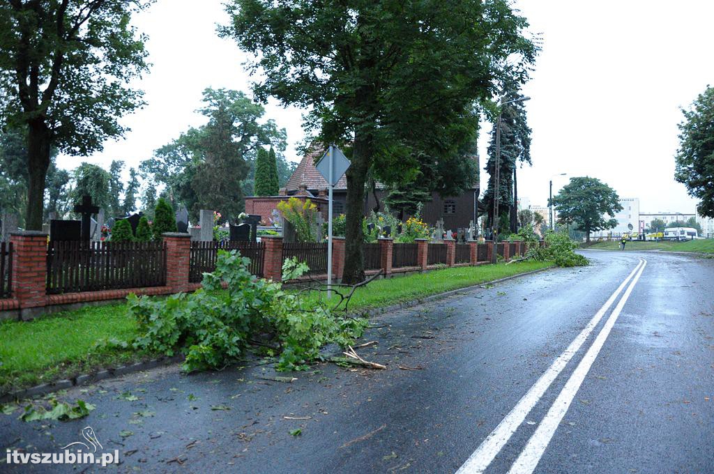 Tragiczny efekt nawałnic w Gminie Szubin