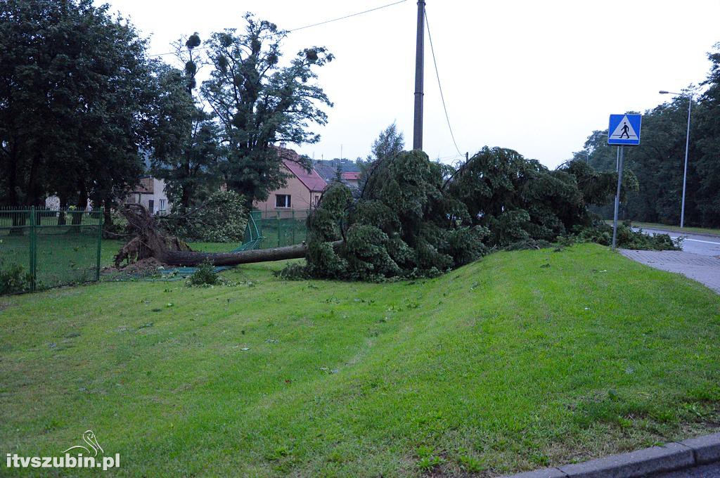 Tragiczny efekt nawałnic w Gminie Szubin