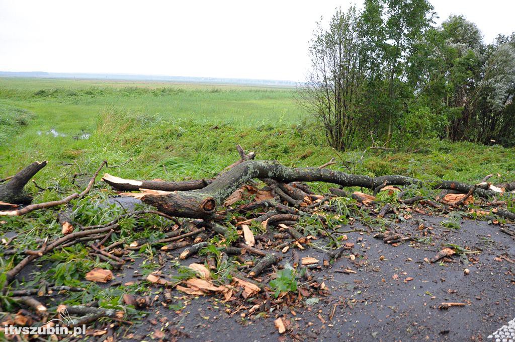 Tragiczny efekt nawałnic w Gminie Szubin