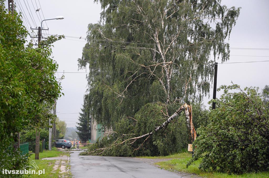 Tragiczny efekt nawałnic w Gminie Szubin