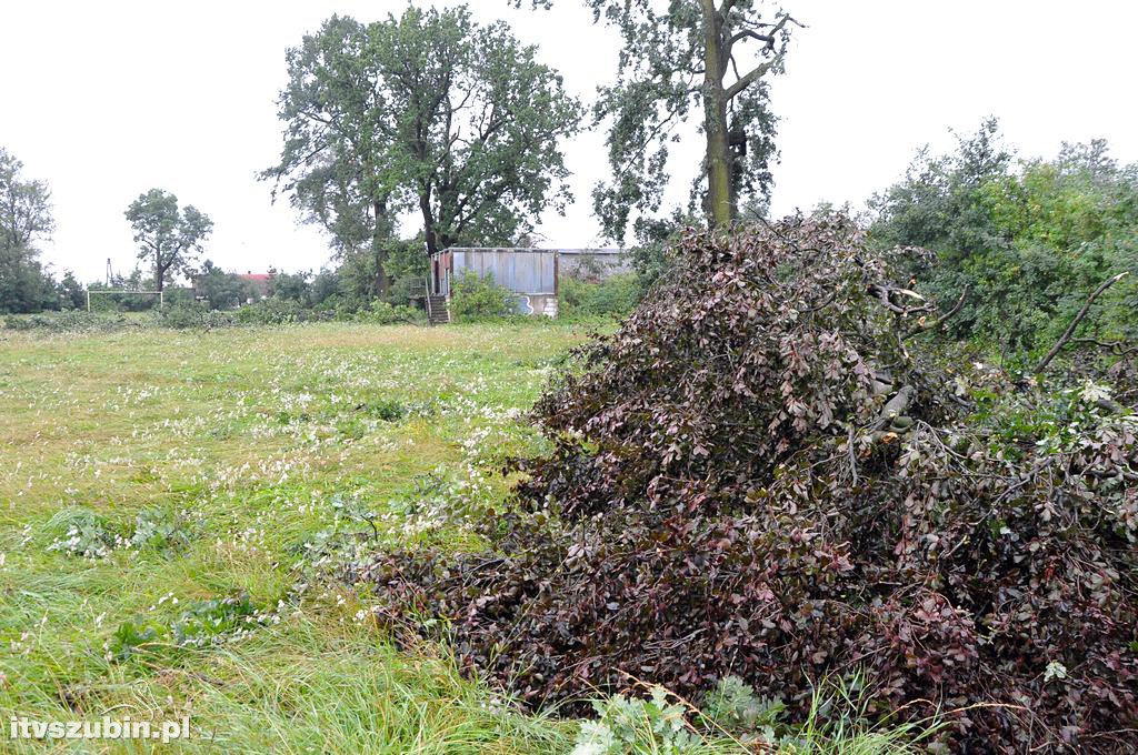 Tragiczny efekt nawałnic w Gminie Szubin